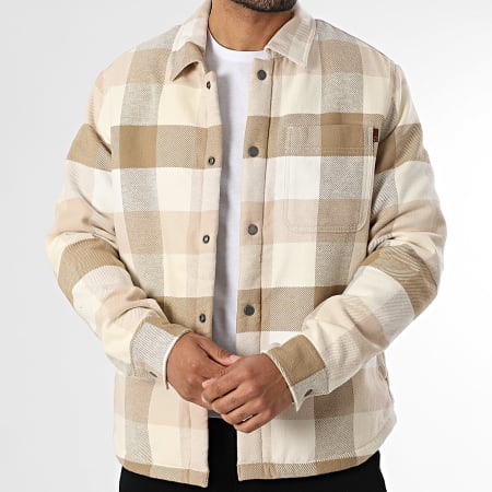 Timberland - Camicia over a quadri foderata in pile alto A44KB Beige