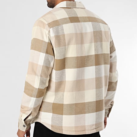 Timberland - Camicia over a quadri foderata in pile alto A44KB Beige