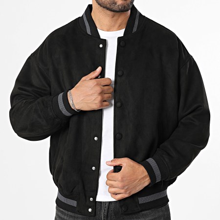 Uniplay - Chaqueta de piel sintética 514 Negro