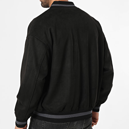 Uniplay - Chaqueta de piel sintética 514 Negro