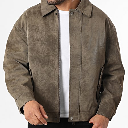 Uniplay - Chaqueta Símil Piel 518 Marrón