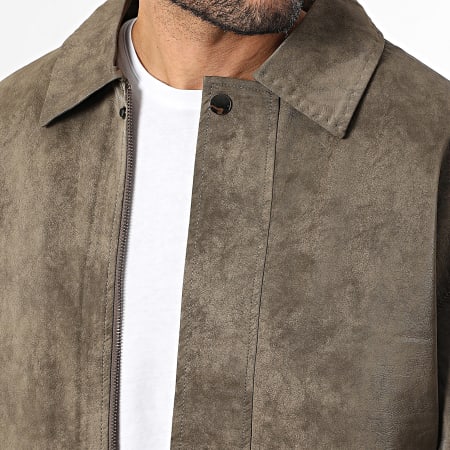 Uniplay - Chaqueta Símil Piel 518 Marrón