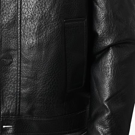 Uniplay - Chaqueta de Cuero Sintético 515 Negro