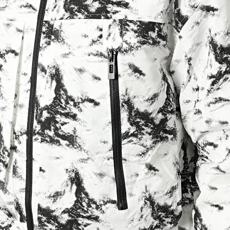 Classic Series - Parka con Capucha 508 Blanca Negra