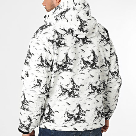 Classic Series - Parka con Capucha 508 Blanca Negra