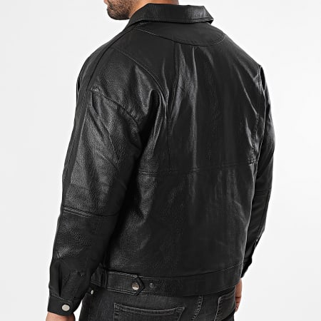 Uniplay - Chaqueta de Simil Cuero 510 Negro