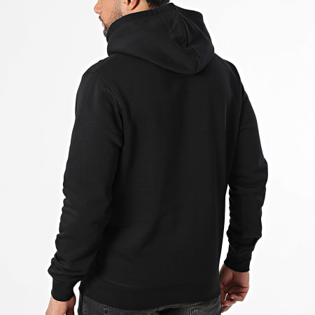 25G - Felpa con cappuccio Skull Coulure Nero