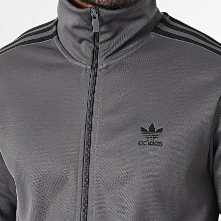 Adidas Originals - Ensemble De Survetement A Bandes Beckenbauer JY1281 JY1274 Gris Anthracite