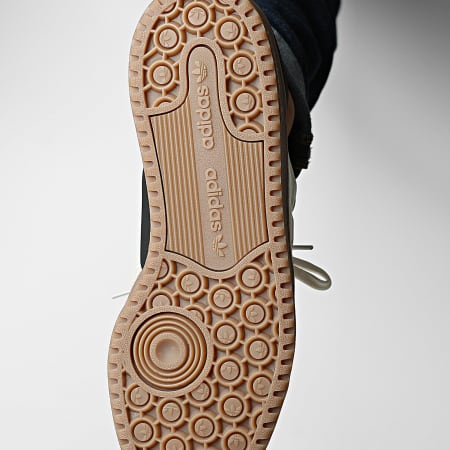 Adidas Originals - Baskets Forum Low CL JQ0209 Cloud White Core Black Orbit Grey