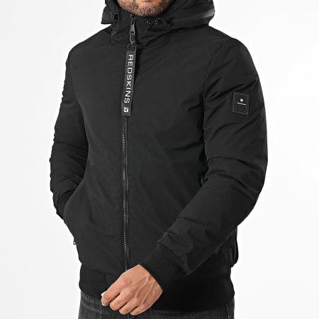 Redskins - Montana Cross Giacca con zip e cappuccio nero