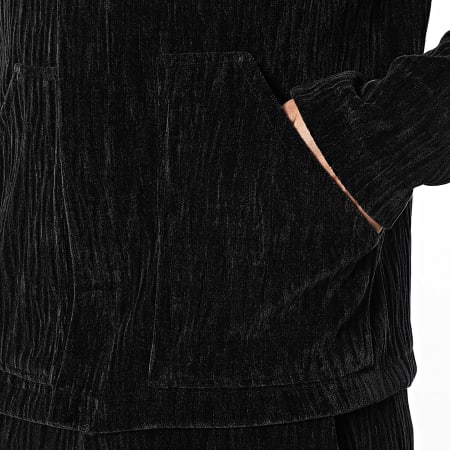 Uniplay - Ensemble Veste Zippée Et Pantalon Velours YC2 Noir