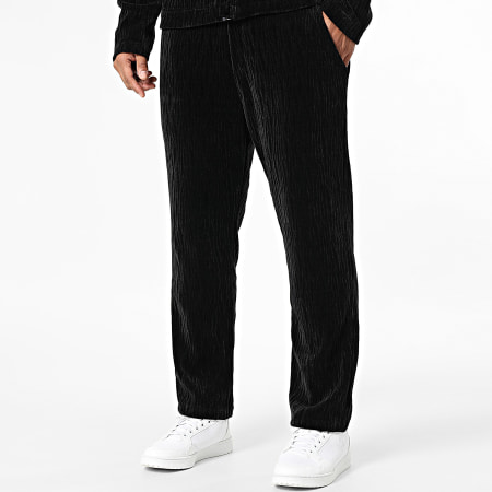 Uniplay - Ensemble Veste Zippée Et Pantalon Velours YC2 Noir