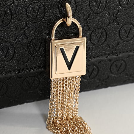 Valentino By Mario Valentino - Sac A Main Femme Borsa Emy VBS9IU17 Noir Doré