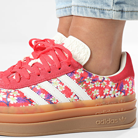 Adidas Originals - Baskets Femme Gazelle Bold JP8078 Supplier Colour Off White Semi Lucid Red