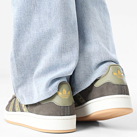 Adidas Originals - Zapatillas Mujer Campus 00s W JQ8333 Sombra Oliva Órbita Verde Oro Metálico