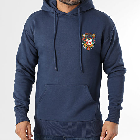 Sweat à Capuche Japan Pro Wrestling Rouge Marine - Taille L, Marque Shimamura, Neuf