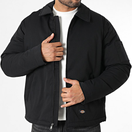 Dickies - Chaqueta con cremallera Eisenhower A87O6 Negra