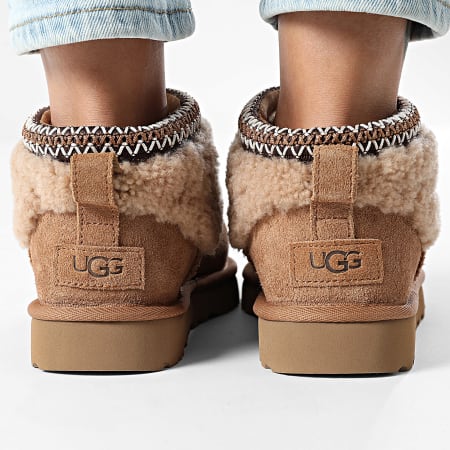UGG - Women's Boots Classic Ultra Mini Maxi Curly 1158263 Chestnut
