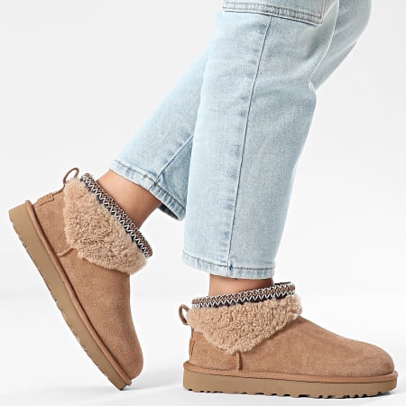 UGG - Women's Boots Classic Ultra Mini Maxi Curly 1158263 Chestnut