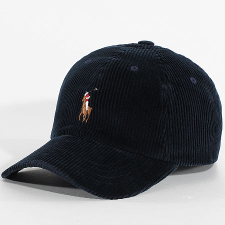 Polo Ralph Lauren - Gorra de pana Oxford azul marino