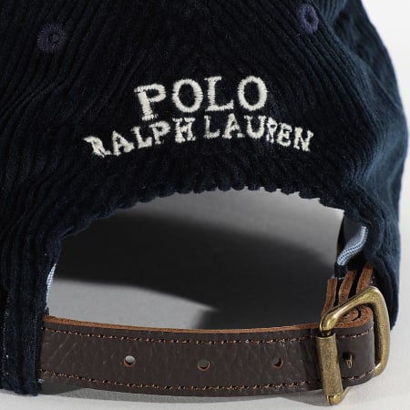 Polo Ralph Lauren - Gorra de pana Oxford azul marino