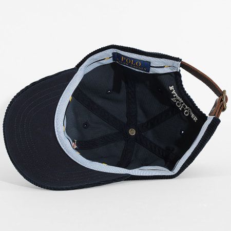 Polo Ralph Lauren - Gorra de pana Oxford azul marino