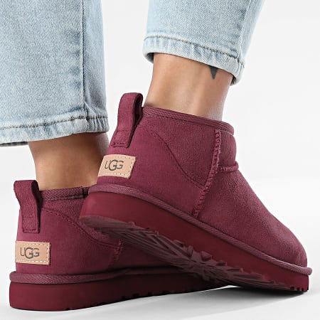 UGG - Stivali Donna Classic Ultra Mini 1116109 Magenta Bruciato
