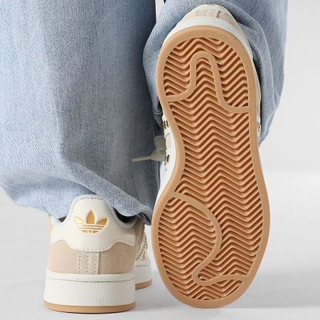 Adidas Originals - Zapatillas Mujer Campus 00s W JQ8337 Sand Strata Cream White Gold Metallic
