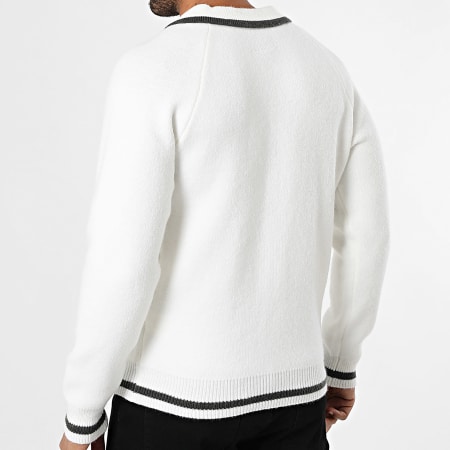 Frilivin - Cardigan Con Cremallera 908 Blanco