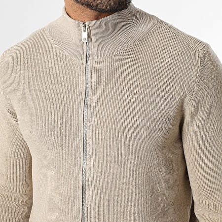 Frilivin - Cardigan Zippé 913 Bege