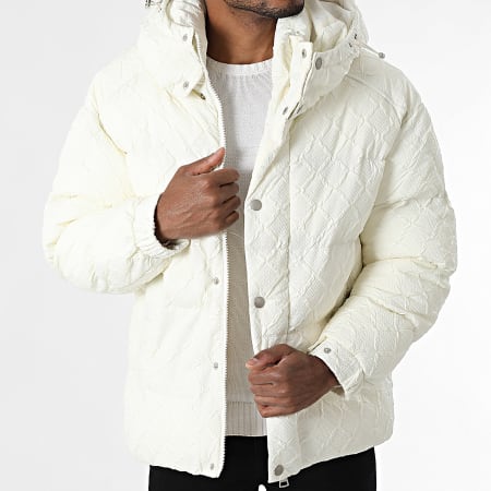 Classic Series - Plumífero con capucha 007 Beige Claro