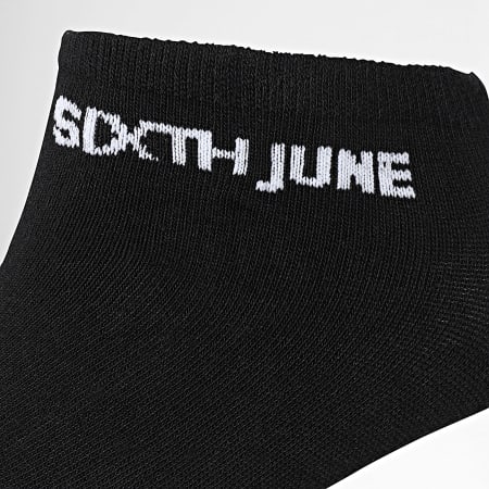 Sixth June - 3 Pares 625 Calcetines Negros