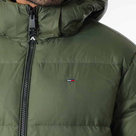 Tommy Jeans - Doudoune Capuche Essential 9786 Vert Kaki