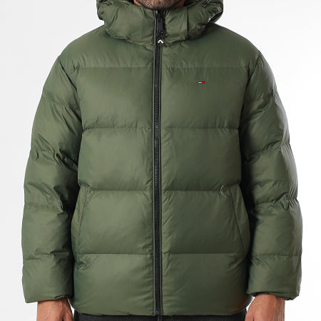 Tommy Jeans - Doudoune Capuche Essential 9786 Vert Kaki