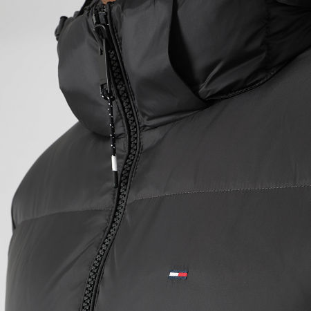 Tommy Jeans - Doudoune Capuche Longue Essential 0466 Noir