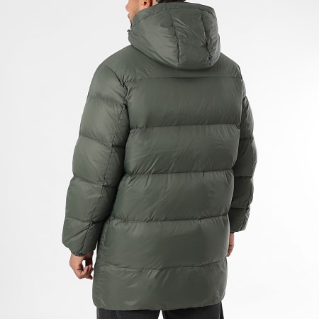 Tommy Jeans - Doudoune Capuche Longue Essential 0466 Vert Kaki