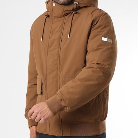 Tommy Jeans - Veste Bomber Capuche City Ready 2032 Marron