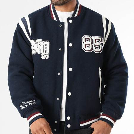 Tommy Jeans - Veste Teddy Best Varsity 2043 Bleu Marine