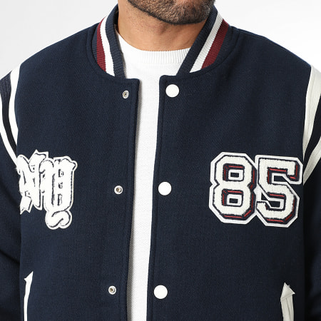 Tommy Jeans - Veste Teddy Best Varsity 2043 Bleu Marine