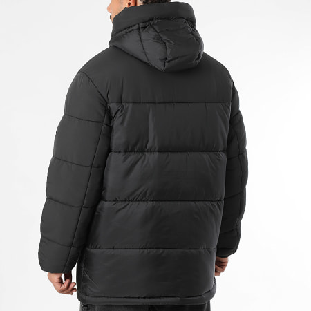 Tommy Jeans - Doudoune Capuche Fabric Mix 2249 Noir