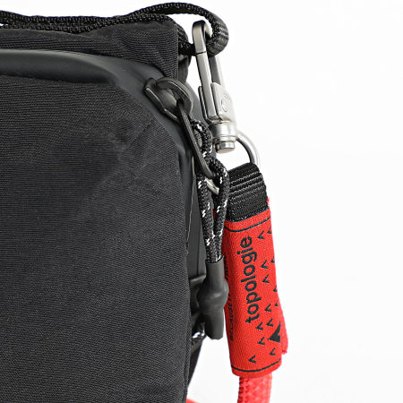 Topologie - Lot Sacoche Et Sangle Bottle 8mm Rope Noir Rouge
