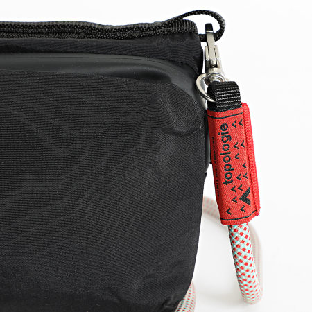 Topologie - Lot Sacoche Et Sangle Bottle 8mm Rope Noir Bleu Clair Beige Rouge