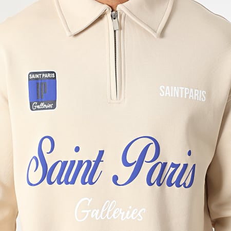 Ikao - Sweat Col Zippé 635 Beige