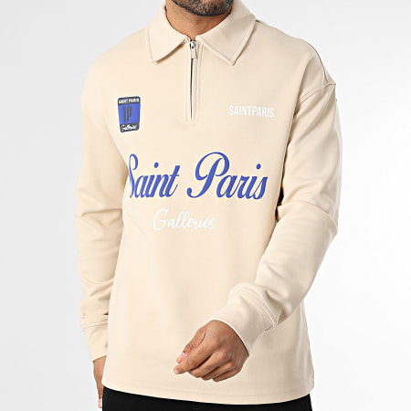 Ikao - Sweat Col Zippé 635 Beige