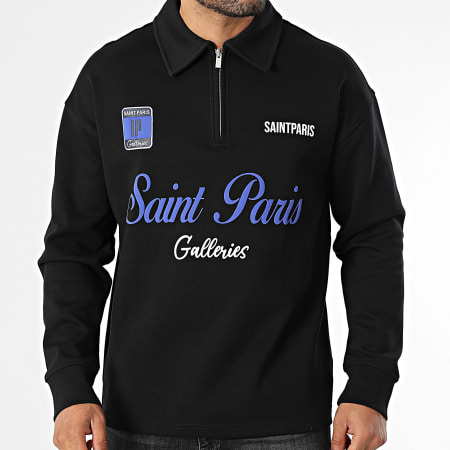 Ikao - Sweat Col Zippé 635 Noir