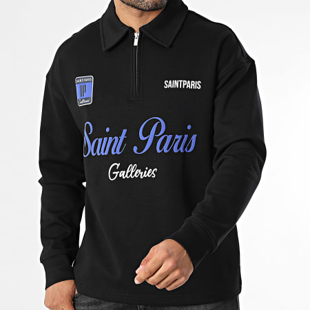 Ikao - Sweat Col Zippé 635 Noir