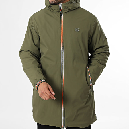 Jack And Jones - Parka Capuche Blualves Vert Kaki