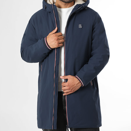 Jack And Jones - Parka Capuche Blualves Bleu Marine