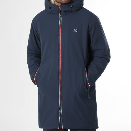 Jack And Jones - Parka Capuche Blualves Bleu Marine