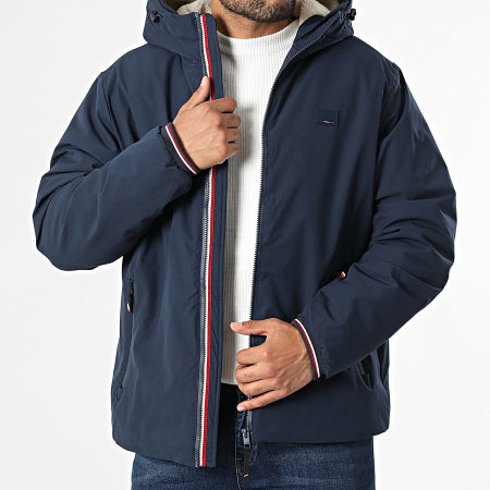 Sweat à Capuche Jack & Jones Homme, Bleu Marine, Taille S, Coton, état Très Bon